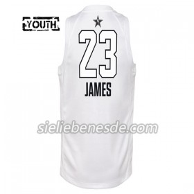 Kinder NBA Cleveland Cavaliers Trikot LeBron James  23 2018 All-Star Jordan Brand Weiß Swingman